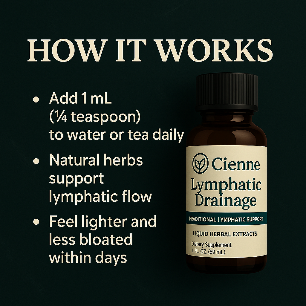 Cienne Lymphatic Drainage – Herbal Detox Drops